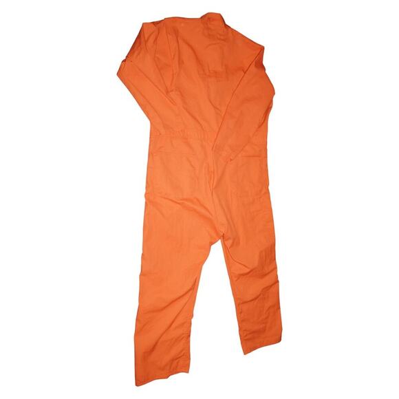 Red Kap Orange Industrial Coveralls Unisex Workwear Jumpsuit 50R Made in Mexico - Picture 9 of 9